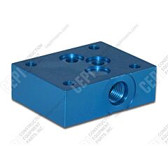 McNeilus Hydraulic Control Block Plate
