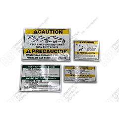 McNeilus Main Chute Decal Kit