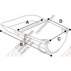 McNeilus Main And Foldback Chute Assembly