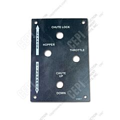 McNeilus Plate - Control Box - 4 Hole