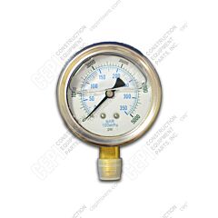 Schwing Hydraulic Gauge - 5000# - 1/4" NPT Back Mount
