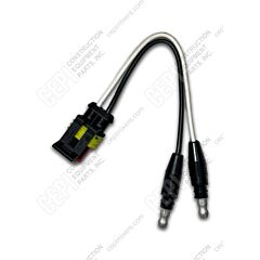 Con-Tech Marker Light Pigtail Amp Style W/.180 Bullet Terminals- 2 Wire