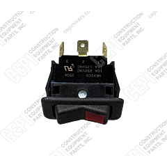 Con-Tech Rocker Switch On/Off/On Red Light
