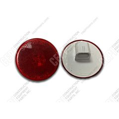 Con-Tech Light 2.5" Red Led W/Reflex Lens,Amp Plug