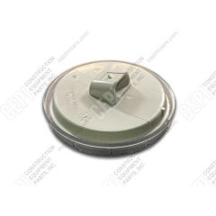 Con-Tech White Led Backup Light-4" Round Amp Plug