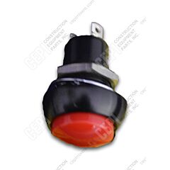 McNeilus Electric Push Button - Red 5/8"