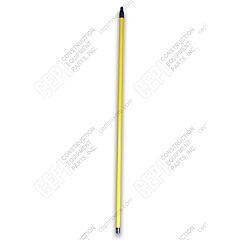 Fiberglass Brush Handle - Yellow, Threaded