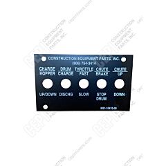Kimble Label Pendant Plate