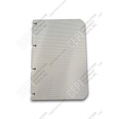 Mudflap, White, 24"" X 16